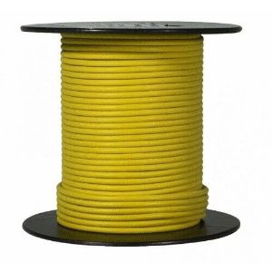 BATTERY DOCTOR 81014 Crosslink Primary Wire Spool, 12 Awg, 100 Feet Length, Yellow | CG9BQJ