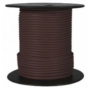 BATTERY DOCTOR 81116 Primary Wire Spool, 20 Awg, 100 Feet Length, Brown | CG9BUW