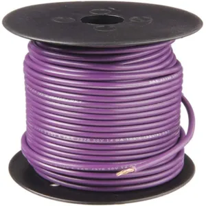 BATTERY DOCTOR 81082 Primary Wire Spool, 14 Awg, 100 Feet Length, Purple | CG9BTR