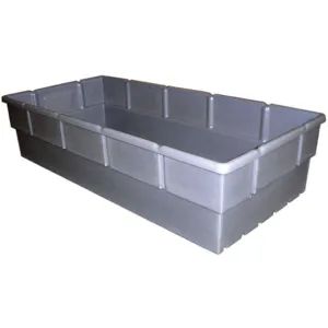 BAYHEAD BC-3616 Storage Bin Gray 38-1/2 Inch Length 18 Inch Width | AF4HJM 8X648