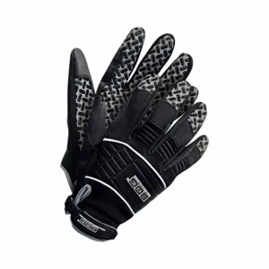 BDG 20-1-10004-S Mechanics Gloves, Size S, Mechanics Glove, Full Finger, Synthetic Leather with PVC Grip | CN9GYJ 61JY91