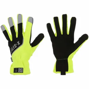 BDG 20-1-10360-M Mechanics Gloves, Size M, Mechanics Glove, Polyester, ANSI Cut Level A5, Full, HPPE, Lime | CN9GXB 783XH7