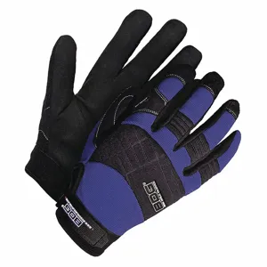 BDG 20-1-10603N-S Mechanics Gloves, Size S, Mechanics Glove, Full Finger, Synthetic Leather, Neoprene, Blue | CN9GYP 56LC18