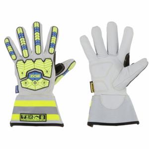 BDG 20-1-10698-X2L Leather Gloves, Size 2XL, Drivers Glove, Goatskin, Premium, ANSI Impact Level 2, Full | CN9FEK 56LC93