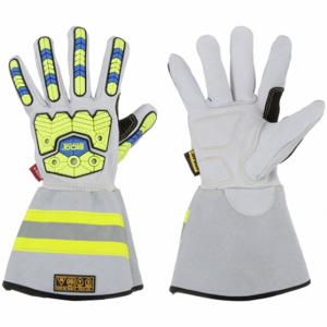 BDG 20-1-10699-X2L Leather Gloves, Size 2XL, Drivers Glove, Goatskin, Premium, ANSI Impact Level 2, Full | CN9FDZ 56LD01