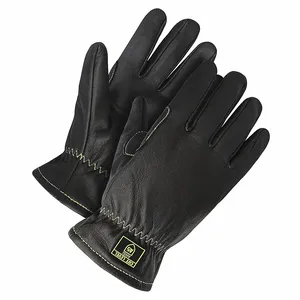 BDG 20-1-10751-L-K Leather Gloves, Goatskin Palm, PR | CT2RJL 783TR5