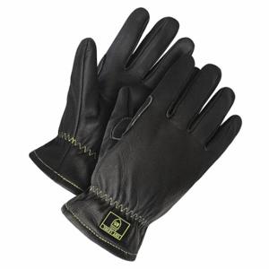 BDG 20-1-10751-M Leather Gloves, Size M, Drivers Glove, Goatskin, Premium, Full Leather Leather Coverage | CN9FTR 55LD48