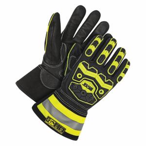 BDG 20-1-10753-XL-K Leather Gloves, Size XL, Goatskin, Glove, Full Finger, ANSI Impact Level 2, Aramid, 1 PR | CT2RDD 783TR8