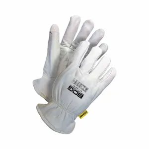 BDG 20-1-1600-XS-K Leather Gloves, XS, Drivers Glove, Full Leather Leather Coverage, ANSI Cut Level A4 | CR8RUH 780XW6