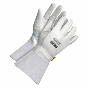 BDG 20-1-1605-XS-K Leather Gloves, XS, Goatskin, Drivers Glove, ANSI Cut Level A4, Full, Gauntlet Cuff | CN9GHZ 783TX1