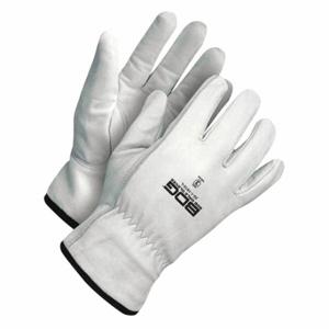 BDG 20-1-1610-X2L Leather Gloves, Size 2XL, Goatskin, Premium, Glove, Full Finger, Shirred Slip-On Cuff | CT2CWH 55LC19