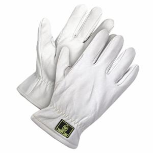 BDG 20-1-1871-X3L-K Leather Gloves, Goatskin Palm, PR | CT2RJY 783TY3