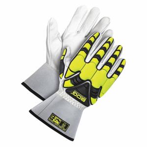 BDG 20-1-1883-X2L Leather Gloves, Size 2XL, Drivers Glove, Goatskin, Premium, ANSI Impact Level 2, Full | CN9FEF 56LD39