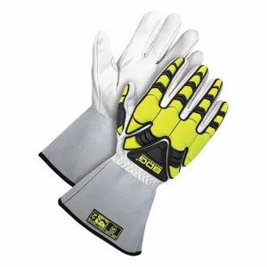 BDG 20-1-1885-XL-K Leather Gloves, Size XL, Goatskin, Glove, Full Finger, ANSI Impact Level 2, Aramid, 1 PR | CT2RDB 783U14