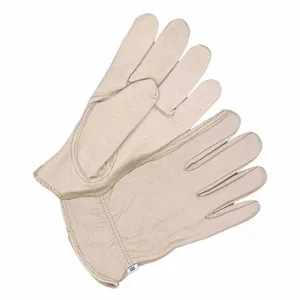 BDG 20-1-376-7-K Leather Gloves, 2XS, Cowhide, Glove, Full Finger, Shirred Slip-On Cuff, Unlined | CT2CZZ 783U44