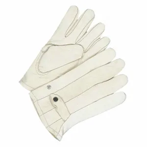 BDG 20-1-981-13-K Leather Gloves, Size 2XL, Cowhide, Glove, Full Finger, Spandex Cuff, Unlined, 1 Pair | CT2CQM 783U49