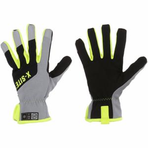 BDG 20-9-10360-XL Mechanics Gloves, Size XL, Polyester, Shirred Slip-On Cuff, Palm Side, HPPE | CN9HAW 783XJ5