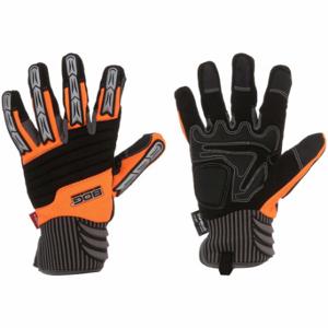 BDG 20-9-10690-L Mechanics Gloves, Size L, Synthetic Leather, Slip-On Cuff, Not Tested, Padded Palm, 1 Pair | CN9GVQ 56LC62