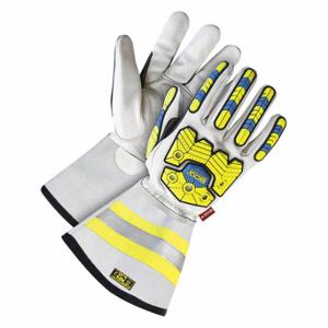BDG 20-9-10699-XS Leather Gloves, XS, ANSI Cut Level A5, ANSI Impact Level 2, Premium, Drivers Glove | CT2BPD 56LD61
