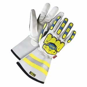 BDG 20-9-10699-X3L Leather Gloves, 3XL, Drivers Glove, Goatskin, Premium, ANSI Impact Level 2, Full | CN9FHD 56LD67