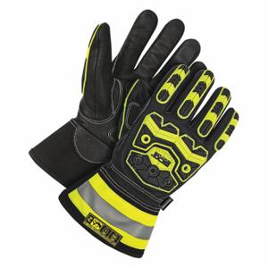 BDG 20-9-10753-X3L Leather Gloves, 3XL, Drivers Glove, Goatskin, Premium, ANSI Impact Level 2, Full | CN9FGZ 56LD81