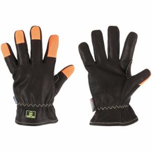 BDG 20-9-10761-M Leather Gloves, Size M, ANSI Cut Level A5, Premium, Drivers Glove, Goatskin, Wing Thumb | CR9GFE 61JX93