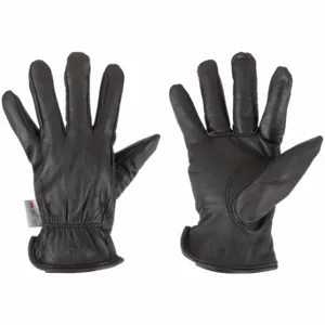 BDG 20-9-1650-L Leather Gloves, Size L, Premium, Drivers Glove, Goatskin, Keystone Thumb, Unlined, Black | CR9FMD 61JZ48