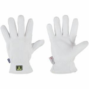 BDG 20-9-1871-X3L Leather Gloves, 3XL, ANSI Cut Level A5, Premium, Drivers Glove, Goatskin, Polyester | CR8TEK 61JZ62