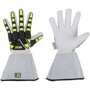 BDG 20-9-1875-M Leather Gloves, Size M, ANSI Impact Level 2, Premium, Drivers Glove, Goatskin, Wing Thumb | CR9GFJ 61JZ75