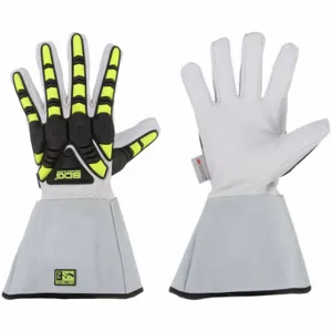 BDG 20-9-1875-X3L Leather Gloves, 3XL, ANSI Impact Level 2, Premium, Drivers Glove, Goatskin, Kevlar | CR8TJC 61JZ74