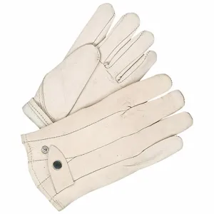 BDG 20-9-981-7-10 Leather Gloves, Size M, Premium, Drivers Glove, Cowhide, Keystone Thumb, C Inch Cuff | CR9FUY 793VC7