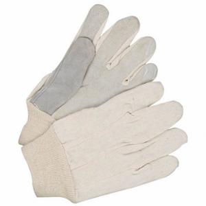 BDG 30-1-LK99 Lederhandschuhe, Universal, Rindsleder, Premium, Handschuh, Vollfinger, Strickbündchen, ungefüttert, Beige | CT2QYC 793VD1