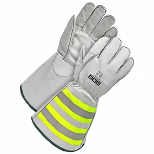 BDG 60-1-1290-S Leather Gloves, Size S, Drivers Glove, Includes Double Palm, Cowhide, Premium | CN9GNH 793VG4