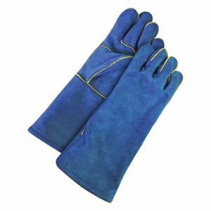 BDG 63-1-7000W Welding Gloves, Wing Thumb, Gauntlet Cuff, Premium, 1 PR | CN9HLD 56LE46