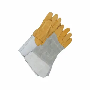 BDG 64-1-1526-XL Welding Gloves, Straight Thumb, Gauntlet Cuff, Premium, Gander, XL Glove Size, 1 PR | CN9HGQ 793PJ7