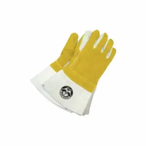 BDG 64-1-AG Welding Gloves, Wing Thumb, Gauntlet Cuff, Premium, Gander, Universal Glove Size, 1 PR | CN9HLJ 793PK1