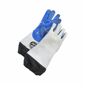 BDG 64-9-666B-KW-X2L Welding Gloves, Wing Thumb, Gauntlet Cuff, Premium, Gander, 2XL Glove Size, 1 PR | CN9HLE 793PK6