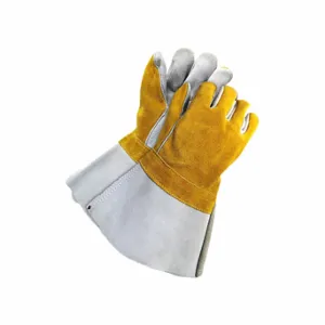 BDG 64-9-AG-7-12 Welding Gloves, Straight Thumb, Gauntlet Cuff, Premium, Gander, Universal Glove Size | CN9HGP 793PK9