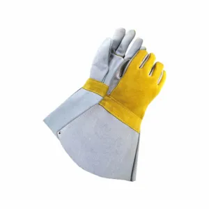 BDG 64-9-AG-7-W Welding Gloves, Straight Thumb, Gauntlet Cuff, Premium, Gander, Universal Glove Size | CN9HGM 793PL0