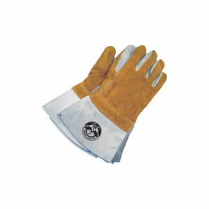 BDG 64-9-AG-7 Welding Gloves, Straight Thumb, Gauntlet Cuff, Premium, Gander, Universal Glove Size | CN9HGN 793PK8