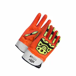 BDG 99-1-503-XL Coated Glove, ANSI/ISEA Cut Level A5, Orange/Yellow, Deny 99-1-503, XL Glove Size, 1 Pair | CP2EQX 61LV39