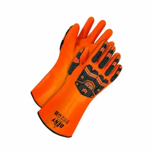 BDG 99-1-504-11 Chemical Resistant Glove, 14 Inch Length, Black/Orange, 11 Size, 1 Pair | CN9DUQ 60RC79