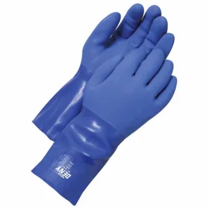 BDG 99-1-820-8-K Chemical Resistant Glove, 12 Inch Length, Sandy, M Size, Blue, Deny 99-1-820, 1 Pair | CN9DUK 780XY3