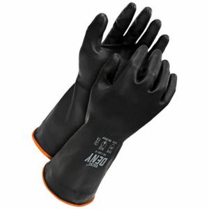 BDG 99-1-901-7 Chemical Resistant Glove, 32 mil Thick, 12 Inch Length, Diamond, 7 Size, Black, 1 Pair | CN9DVF 793VJ6