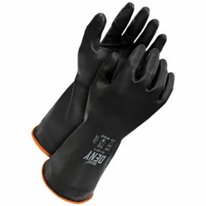 BDG 99-1-901-8 Chemical Resistant Glove, 32 mil Thick, 12 Inch Length, Diamond, 8 Size, Black, 1 Pair | CN9DVG 793VJ7