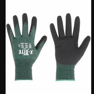 BDG 99-1-9500-7 Knit Gloves, Size S, ANSI Cut Level A2, Palm, Dipped, Nitrile, HPPE, Sandy | CN9FAP 61KA21