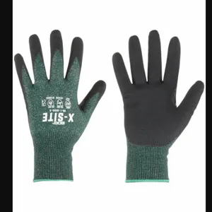 BDG 99-1-9500-9 Knit Gloves, Size L, ANSI Cut Level A2, Palm, Dipped, Nitrile, HPPE, Sandy | CN9EZR 61KA20