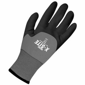 BDG 99-1-9610KD-8 Coated Glove, M, Sandy, Foam Nitrile, 3/4, Nylon, Full Finger, 1 Pair | CN9EHQ 55LA39