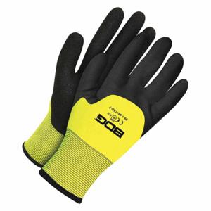 BDG 99-1-9611KD-7 Coated Glove, S, Sandy, Foam Nitrile, 3/4, Nylon, Full Finger, 1 Pair | CN9EQX 55LA46