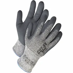 BDG 99-1-9626-8-K Coated Glove, M, Nitrile, HPPE, Sandy, Gray, 1 Pair | CN9EGU 780XT1